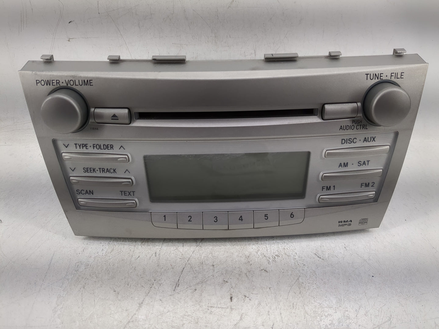 2010-2011 Toyota Camry Radio AM FM Cd Player Receiver Replacement P/N:86120-06480 86120 86480 Fits Fits 2010 2011 OEM Used A