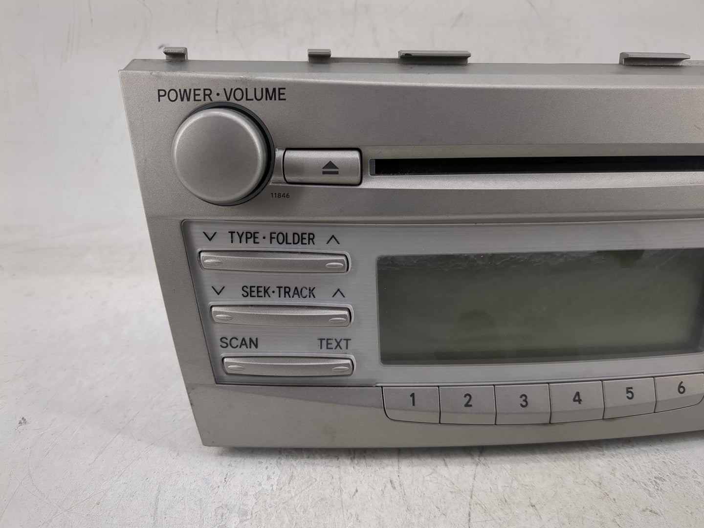2010-2011 Toyota Camry Radio AM FM Cd Player Receiver Replacement P/N:86120-06480 86120 86480 Fits Fits 2010 2011 OEM Used A