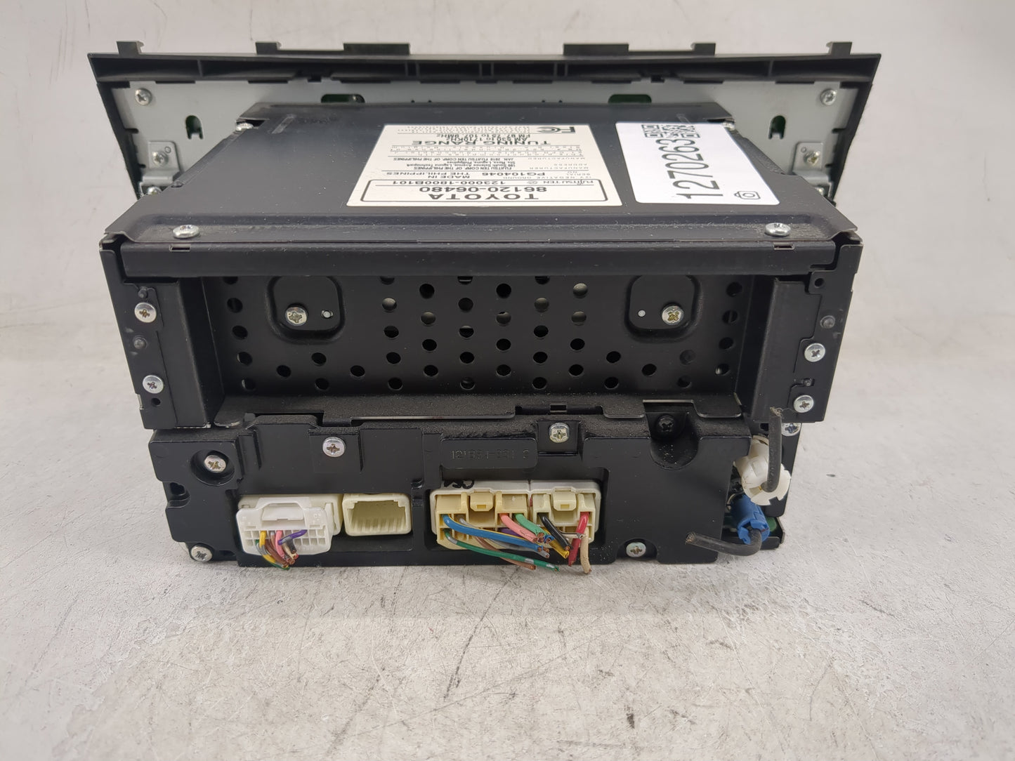 2010-2011 Toyota Camry Radio AM FM Cd Player Receiver Replacement P/N:86120-06480 86120 86480 Fits Fits 2010 2011 OEM Used A