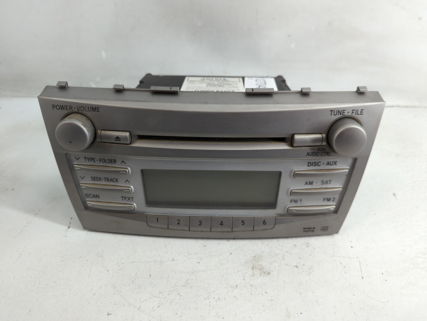 2007-2011 Toyota Camry Radio AM FM Cd Player Receiver Replacement Fits Fits 2007 2008 2009 2010 2011 OEM Used Auto Parts - O
