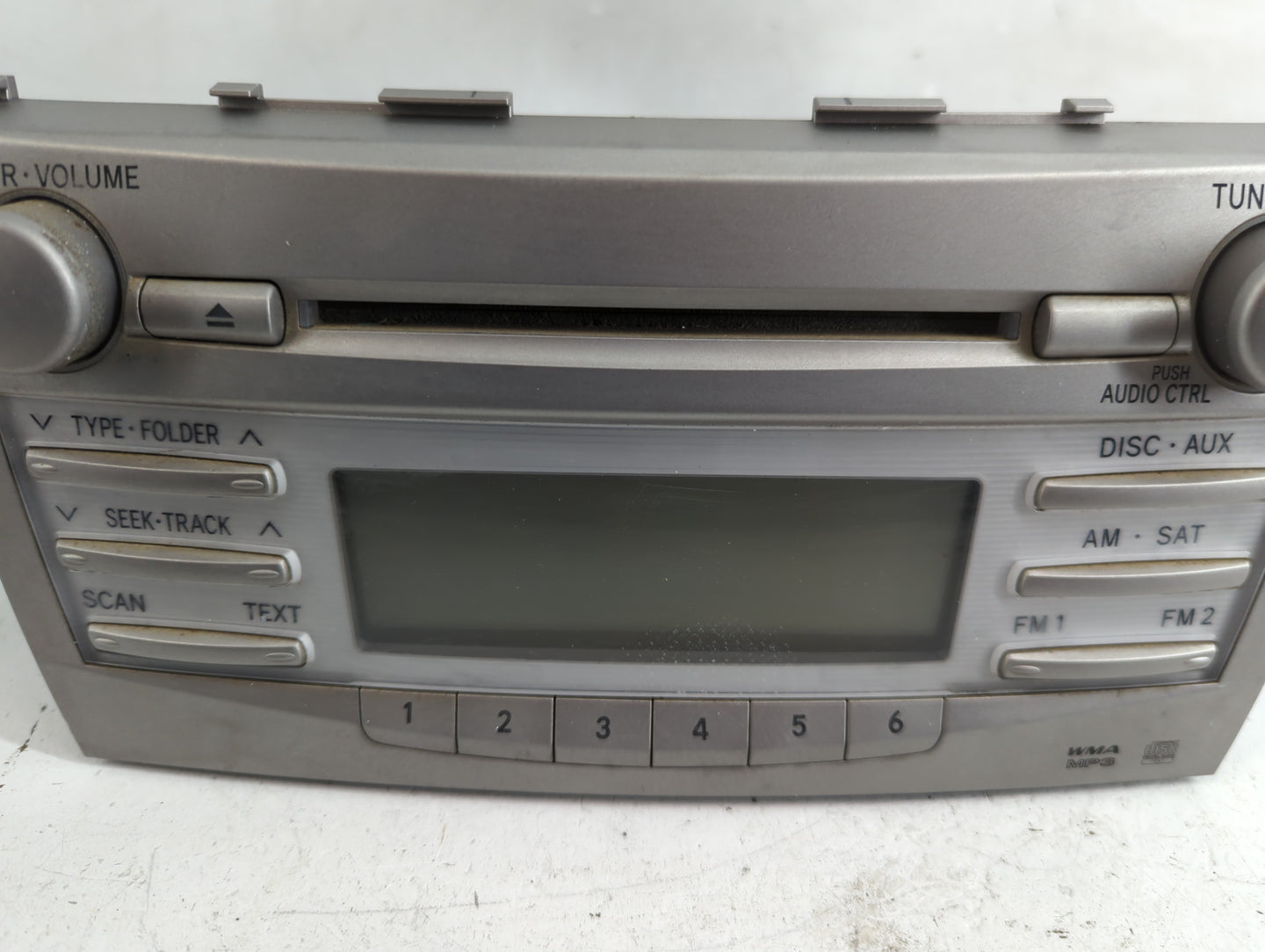 2007-2011 Toyota Camry Radio AM FM Cd Player Receiver Replacement Fits Fits 2007 2008 2009 2010 2011 OEM Used Auto Parts - O