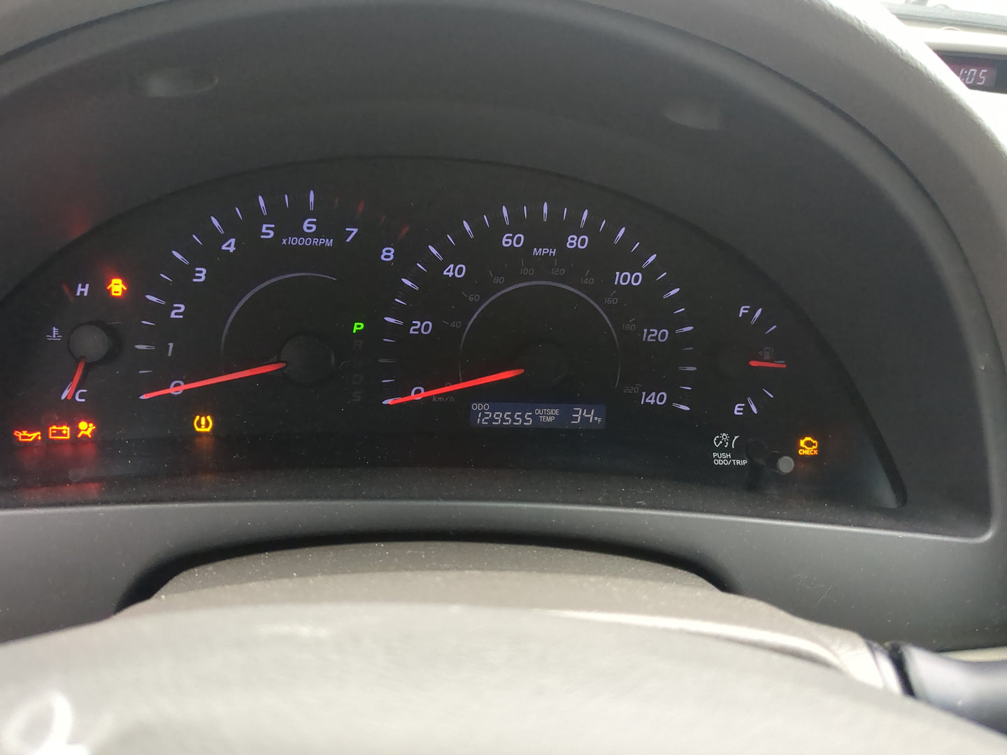 2010-2011 Toyota Camry Instrument Cluster Speedometer Gauges Fits Fits 2010 2011 OEM Used Auto Parts - Oemusedautoparts1.com
