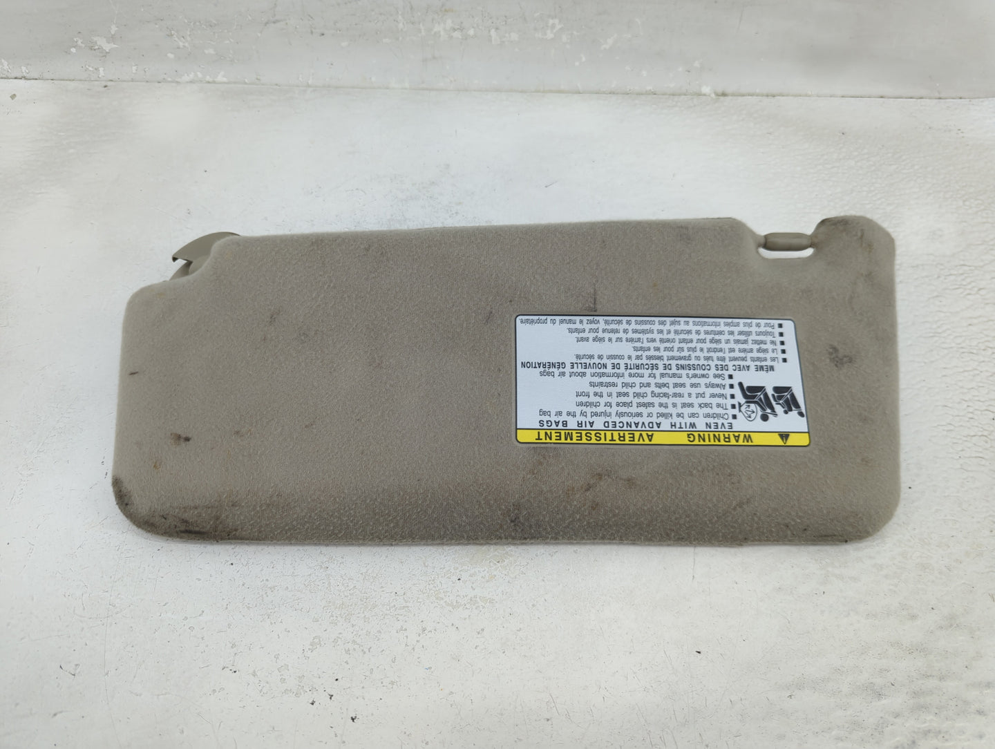 2007-2011 Toyota Camry Sun Visor Shade Replacement Passenger Right Mirror Fits Fits 2007 2008 2009 2010 2011 OEM Used Auto P
