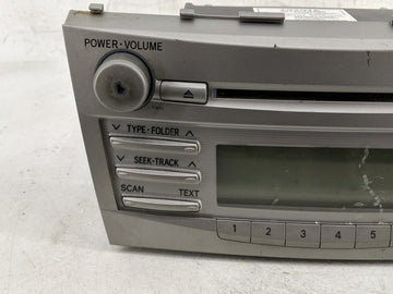 2010-2011 Toyota Camry Radio AM FM Cd Player Receiver Replacement P/N:123000-1800B101 86120-06480 Fits Fits 2010 2011 OEM Used Auto Parts