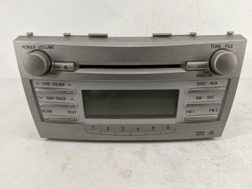 2010-2011 Toyota Camry Radio AM FM Cd Player Receiver Replacement P/N:123000-1800B101 86120-06480 Fits Fits 2010 2011 OEM Us