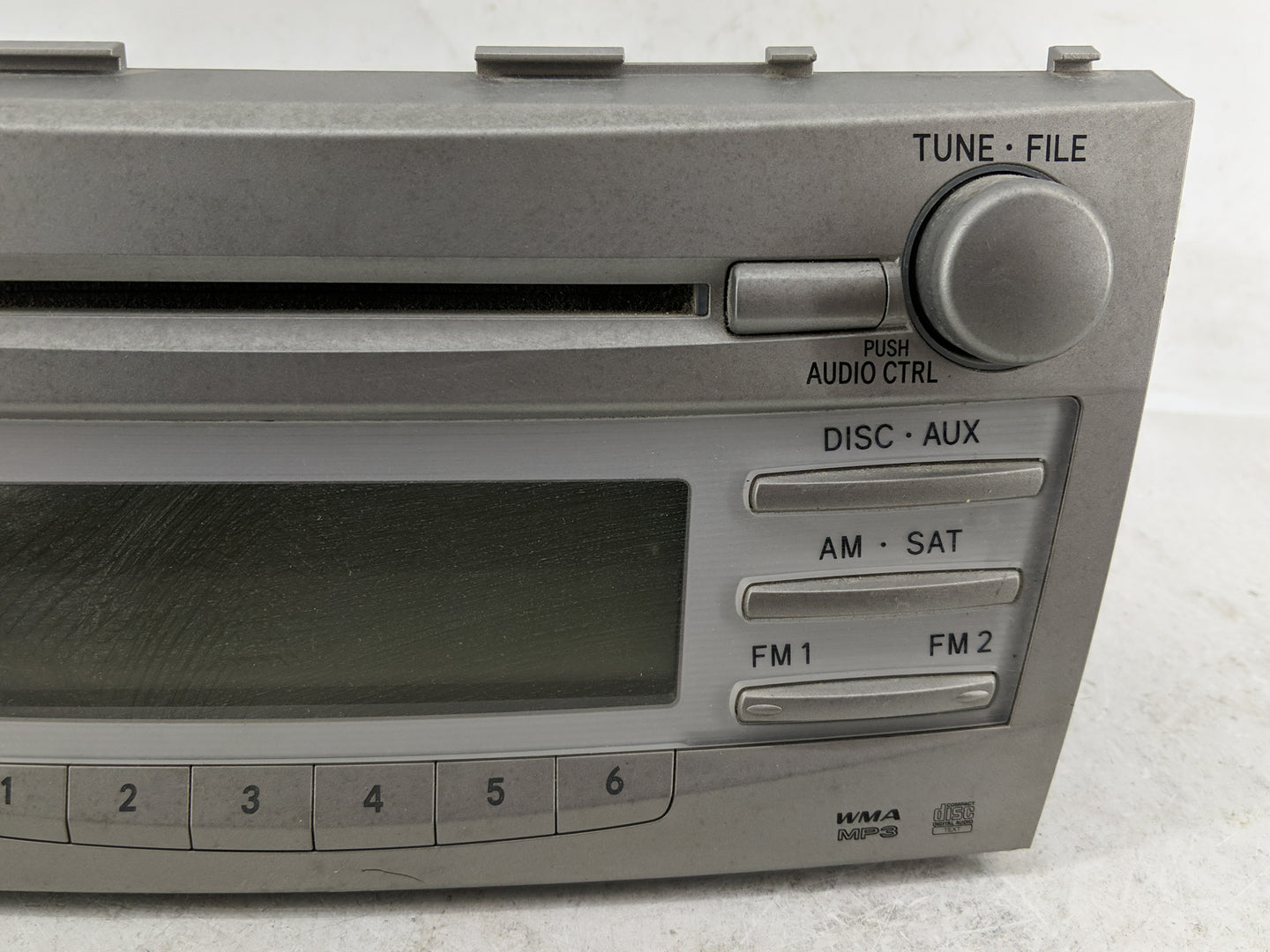 2010-2011 Toyota Camry Radio AM FM Cd Player Receiver Replacement P/N:123000-1800B101 86120-06480 Fits Fits 2010 2011 OEM Us