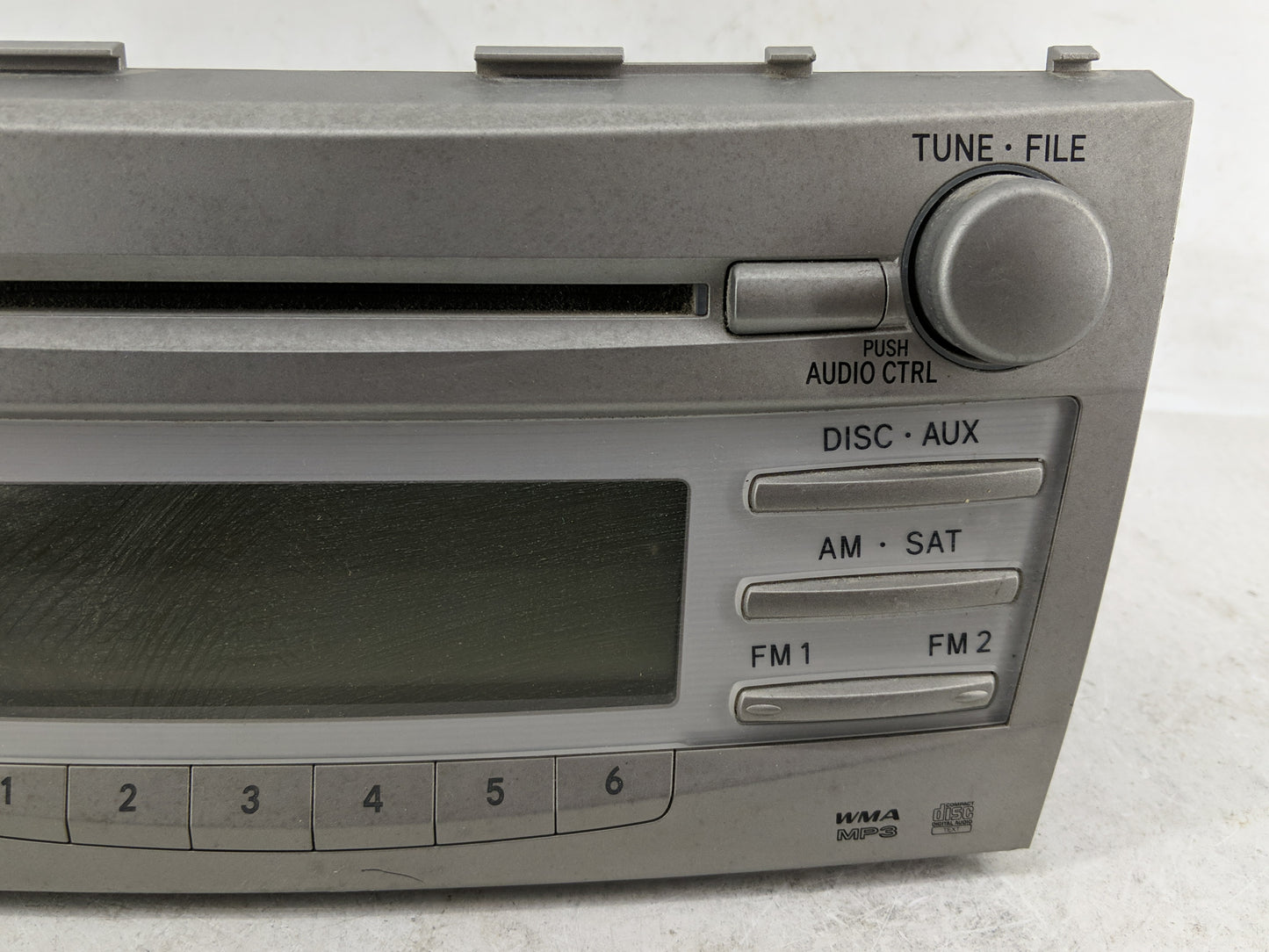 2010-2011 Toyota Camry Radio AM FM Cd Player Receiver Replacement P/N:123000-1800B101 86120-06480 Fits Fits 2010 2011 OEM Us