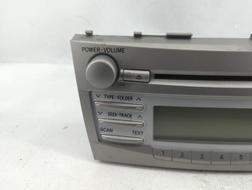 2010-2011 Toyota Camry Radio AM FM Cd Player Receiver Replacement P/N:86120-06480 Fits Fits 2010 2011 OEM Used Auto Parts