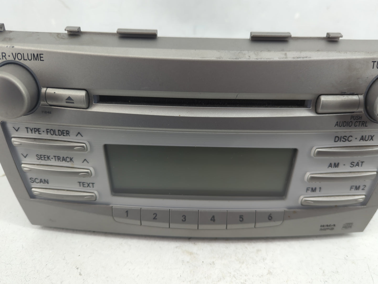 2010-2011 Toyota Camry Radio AM FM Cd Player Receiver Replacement P/N:86120-06480 Fits Fits 2010 2011 OEM Used Auto Parts - 