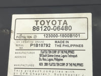 2010-2011 Toyota Camry Radio AM FM Cd Player Receiver Replacement P/N:86120-06480 Fits Fits 2010 2011 OEM Used Auto Parts - 