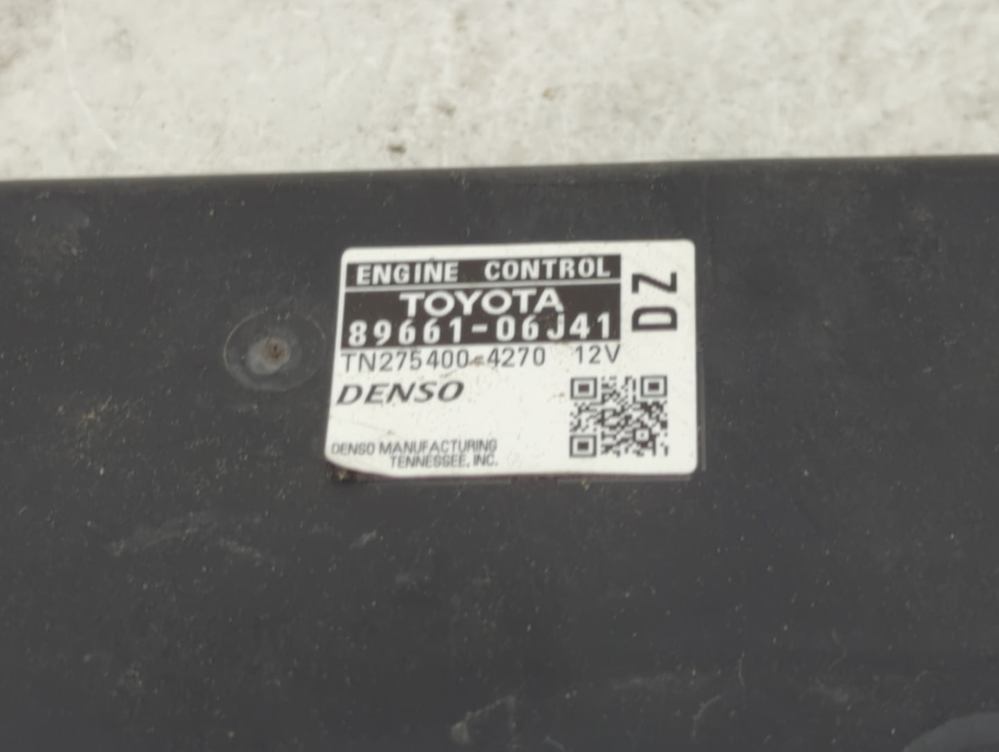 2010-2011 Toyota Camry PCM Engine Control Computer ECU ECM PCU OEM P/N:TN275400-4270 89661-06J41 Fits Fits 2010 2011 OEM Use