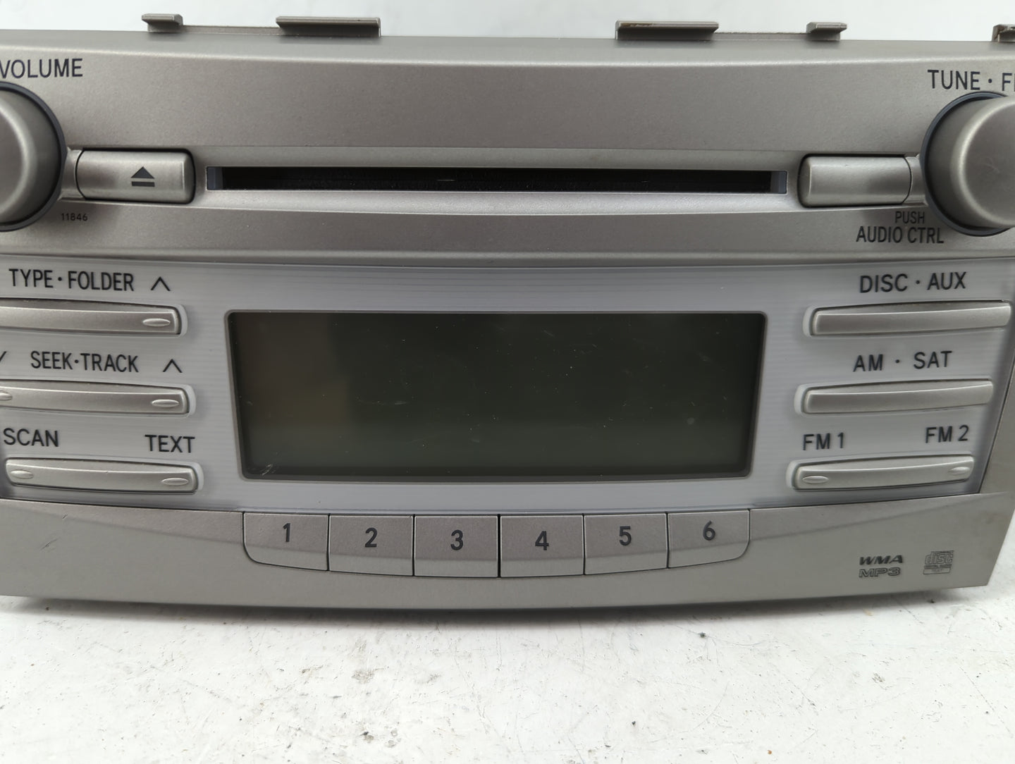 2010-2011 Toyota Camry Radio AM FM Cd Player Receiver Replacement P/N:86120-06480 Fits Fits 2010 2011 OEM Used Auto Parts - 