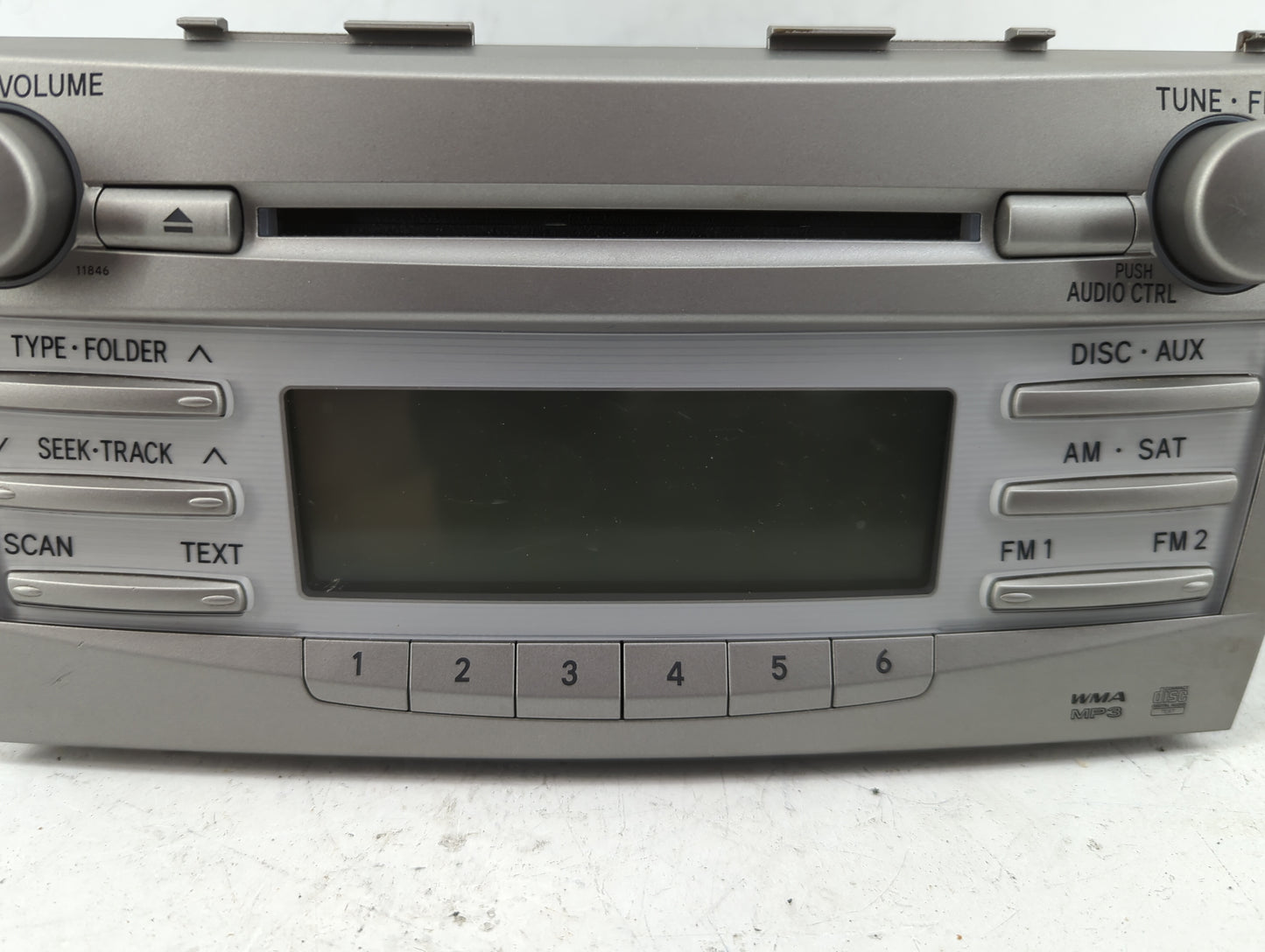 2010-2011 Toyota Camry Radio AM FM Cd Player Receiver Replacement P/N:86120-06480 Fits Fits 2010 2011 OEM Used Auto Parts - 