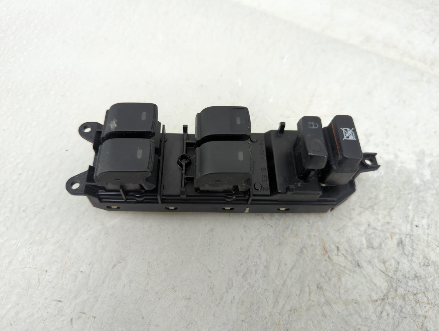 2010-2011 Toyota Camry Master Power Window Switch Replacement Driver Side Left P/N:515512 Fits OEM Used Auto Parts - Oemused