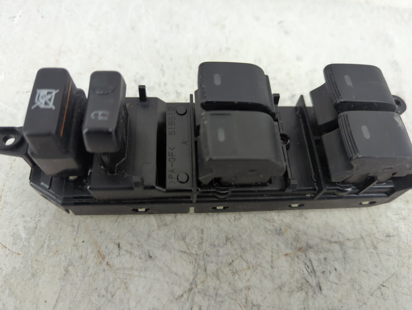2010-2011 Toyota Camry Master Power Window Switch Replacement Driver Side Left P/N:515512 Fits OEM Used Auto Parts - Oemused