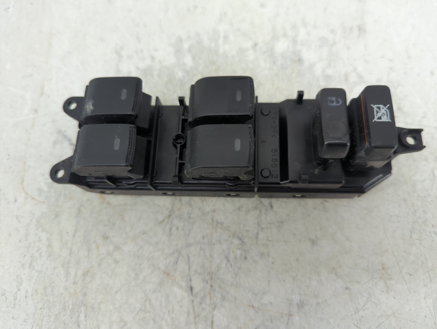 2010-2011 Toyota Camry Master Power Window Switch Replacement Driver Side Left P/N:515512 Fits OEM Used Auto Parts - Oemused