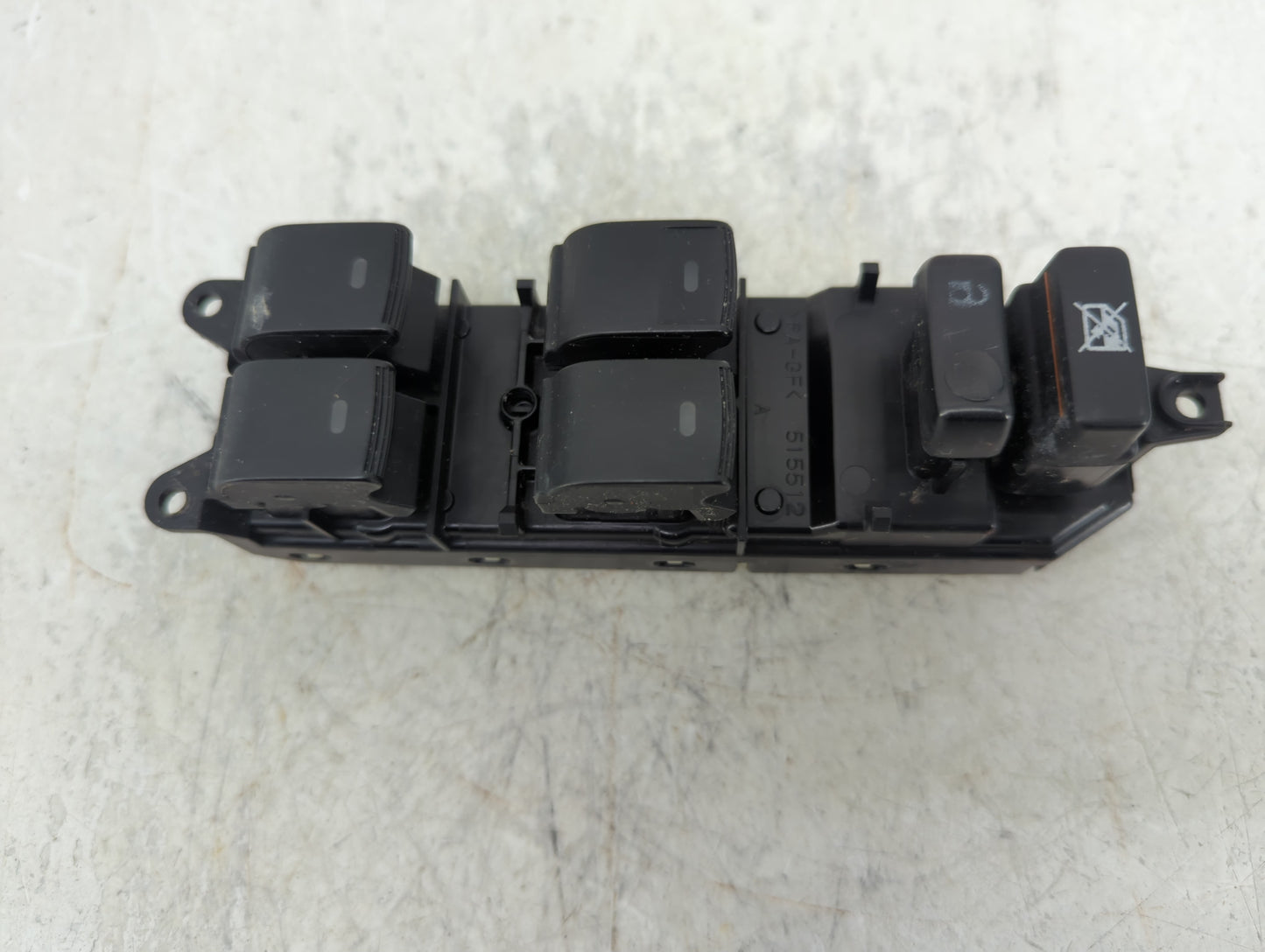 2010-2011 Toyota Camry Master Power Window Switch Replacement Driver Side Left P/N:515512 Fits OEM Used Auto Parts - Oemused