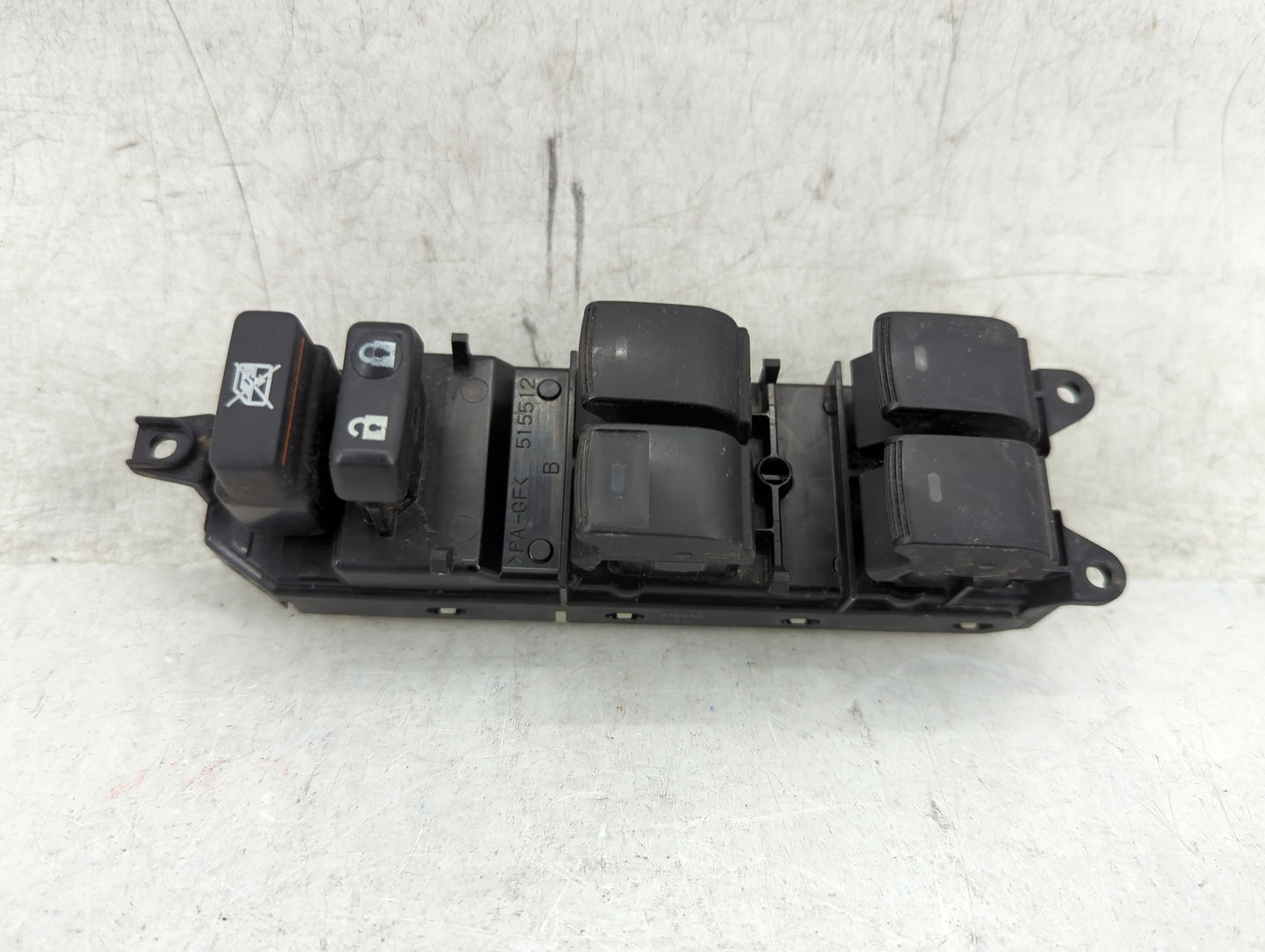 2010-2011 Toyota Camry Master Power Window Switch Replacement Driver Side Left P/N:515512 Fits OEM Used Auto Parts - Oemused