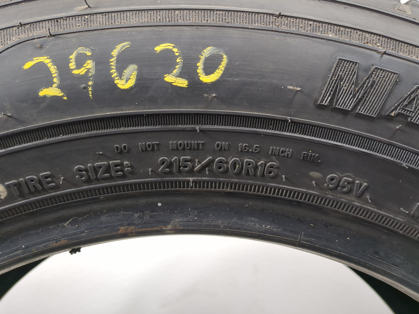 Used Tire 215/60R16 GOODYEAR ASSURANCE MAXLIFE 95V - Tread Depth 8/32 - Oemusedautoparts1.com