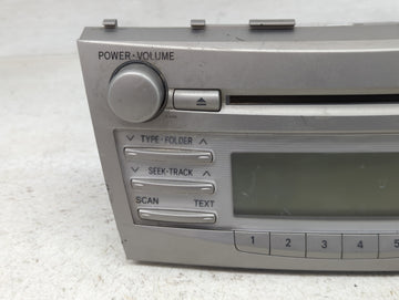 2010-2011 Toyota Camry Radio AM FM Cd Player Receiver Replacement P/N:86120-06480 Fits Fits 2010 2011 OEM Used Auto Parts