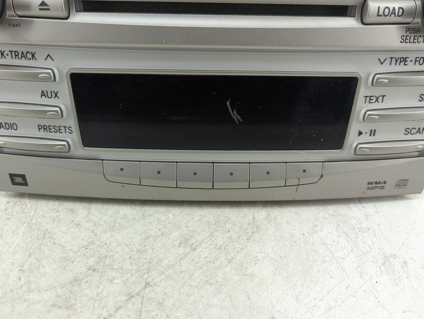 2010-2011 Toyota Camry Radio AM FM Cd Player Receiver Replacement P/N:86120-06490 Fits Fits 2010 2011 OEM Used Auto Parts - 