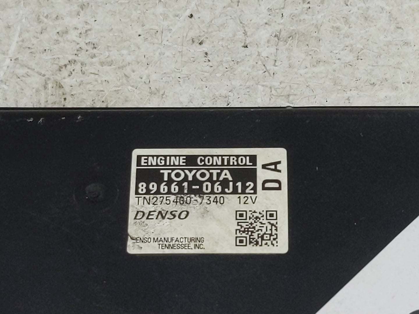 2010-2011 Toyota Camry PCM Engine Control Computer ECU ECM PCU OEM P/N:TN275400-7340 89661-06J12 Fits Fits 2010 2011 OEM Use