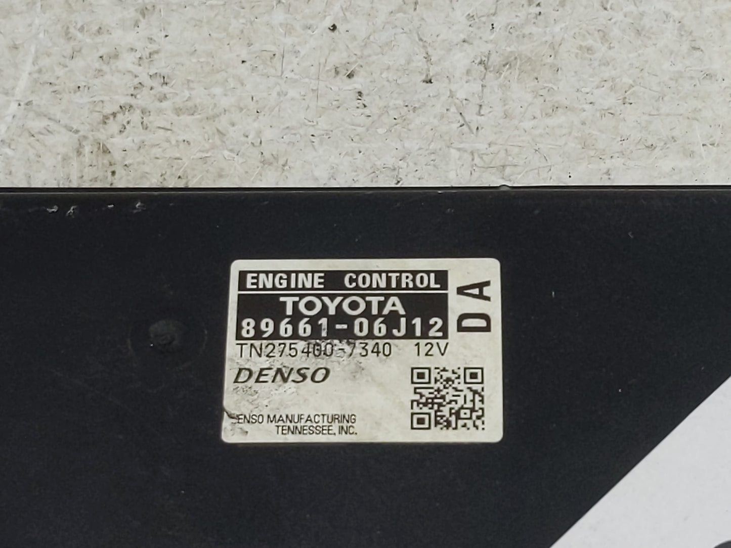 2010-2011 Toyota Camry PCM Engine Control Computer ECU ECM PCU OEM P/N:TN275400-7340 89661-06J12 Fits Fits 2010 2011 OEM Use