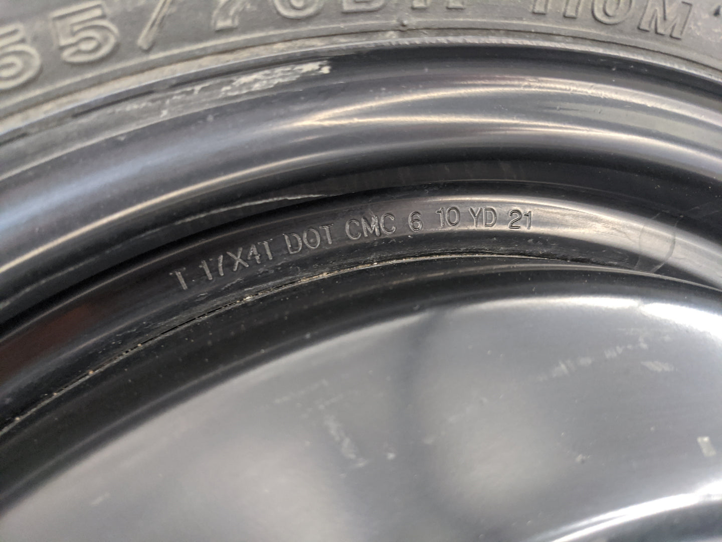 2007-2017 Toyota Camry Spare Donut Tire Wheel Rim Oem - Oemusedautoparts1.com