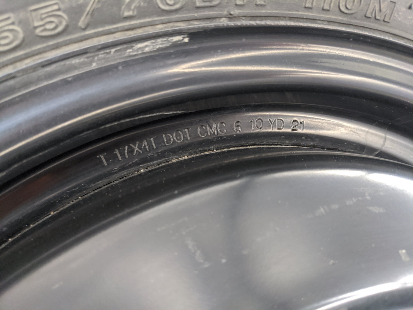 2007-2017 Toyota Camry Spare Donut Tire Wheel Rim Oem - Oemusedautoparts1.com