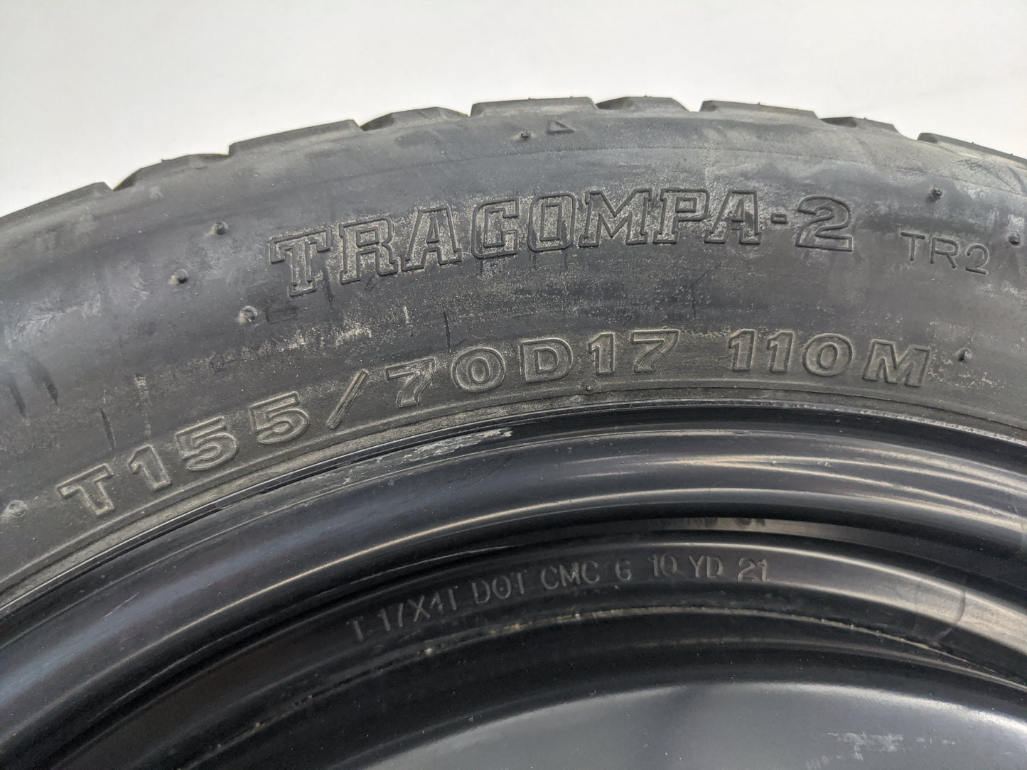 2007-2017 Toyota Camry Spare Donut Tire Wheel Rim Oem - Oemusedautoparts1.com
