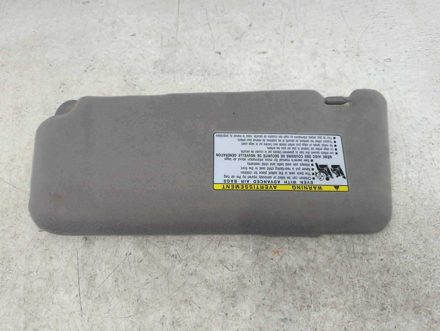 2007-2011 Toyota Camry Sun Visor Shade Replacement Passenger Right Mirror Fits Fits 2007 2008 2009 2010 2011 OEM Used Auto P