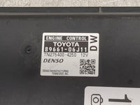 2010-2011 Toyota Camry PCM Engine Control Computer ECU ECM PCU OEM P/N:89661-06J11 275400-4250 Fits Fits 2010 2011 OEM Used 