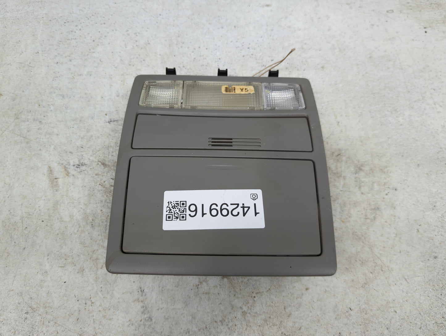 2011 Toyota Camry Overhead Console W/rear Climate Control Gray - Oemusedautoparts1.com