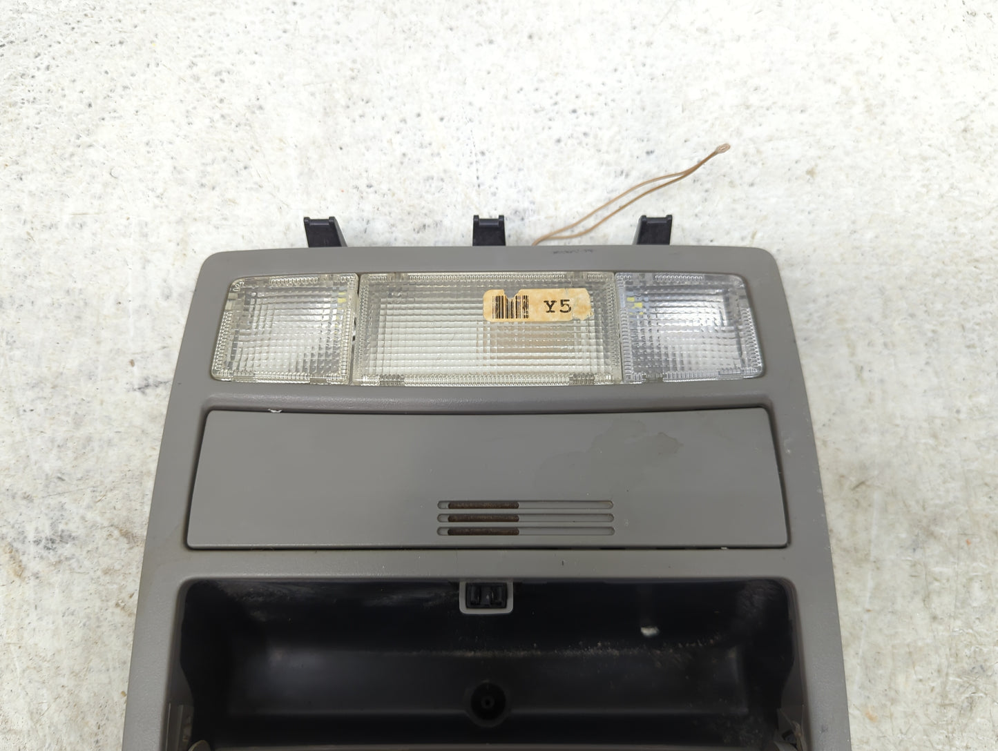2011 Toyota Camry Overhead Console W/rear Climate Control Gray - Oemusedautoparts1.com