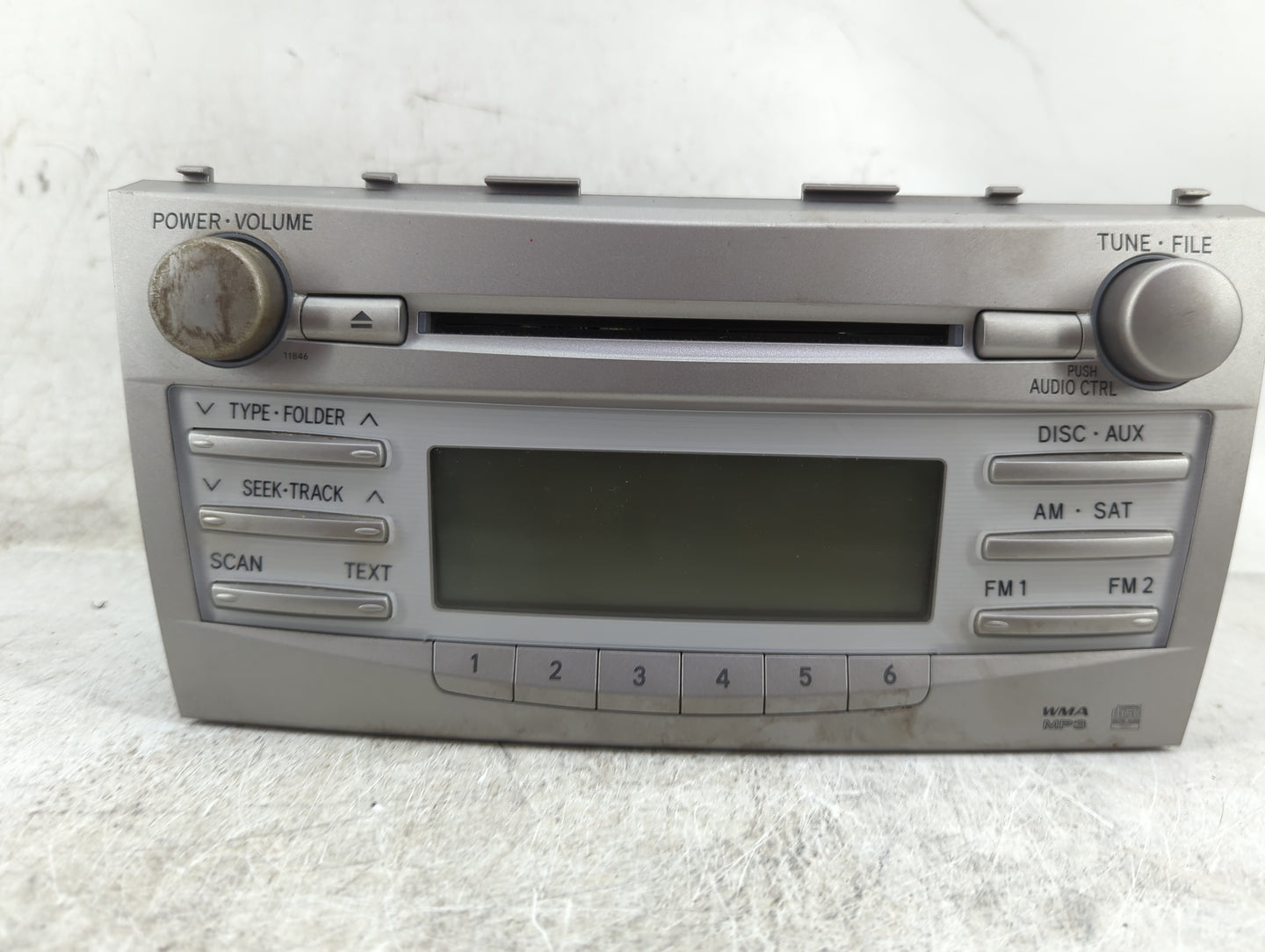 2010-2011 Toyota Camry Radio AM FM Cd Player Receiver Replacement P/N:86120-06480 123000-1800F101, PH409407 Fits Fits 2010 2