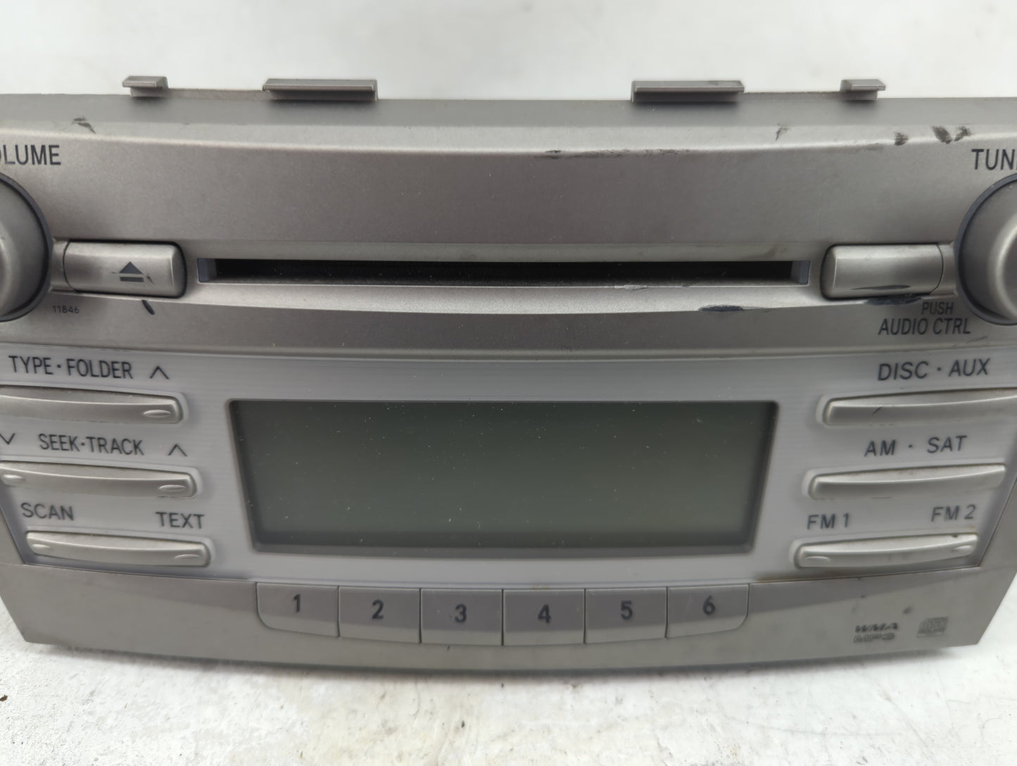 2010-2011 Toyota Camry Radio AM FM Cd Player Receiver Replacement P/N:86120-06480 Fits OEM Used Auto Parts - Oemusedautopart