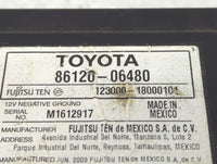 2010-2011 Toyota Camry Radio AM FM Cd Player Receiver Replacement P/N:86120-06480 123000-18000101 Fits Fits 2010 2011 OEM Us