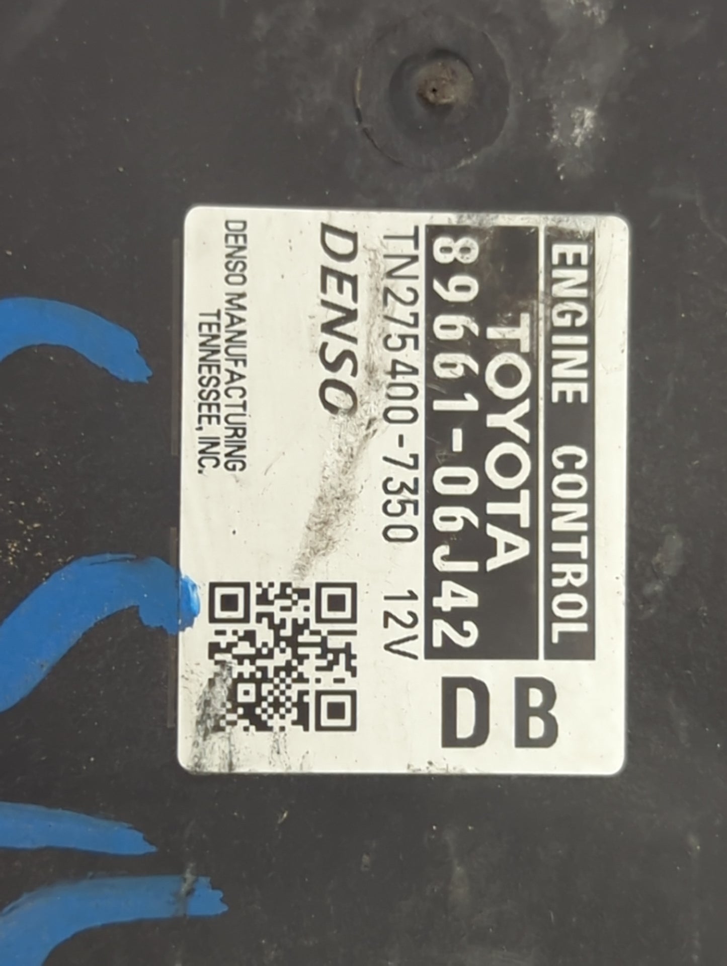 2010-2011 Toyota Camry PCM Engine Control Computer ECU ECM PCU OEM P/N:89661-06J42 TN275400-7350 Fits Fits 2010 2011 OEM Use
