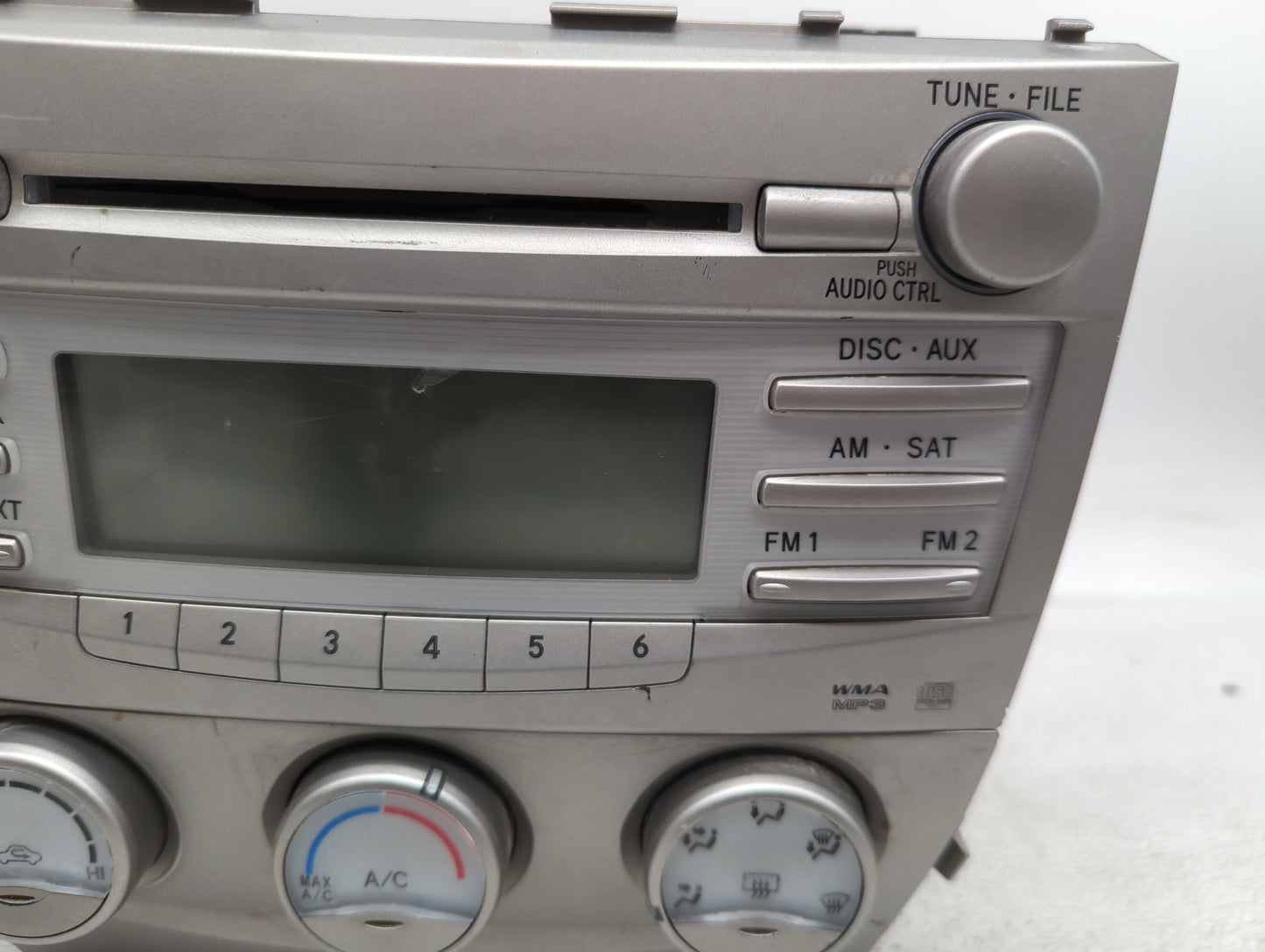 2010-2011 Toyota Camry Radio AM FM Cd Player Receiver Replacement P/N:86120-06480 123000-1800E101 Fits Fits 2010 2011 OEM Us