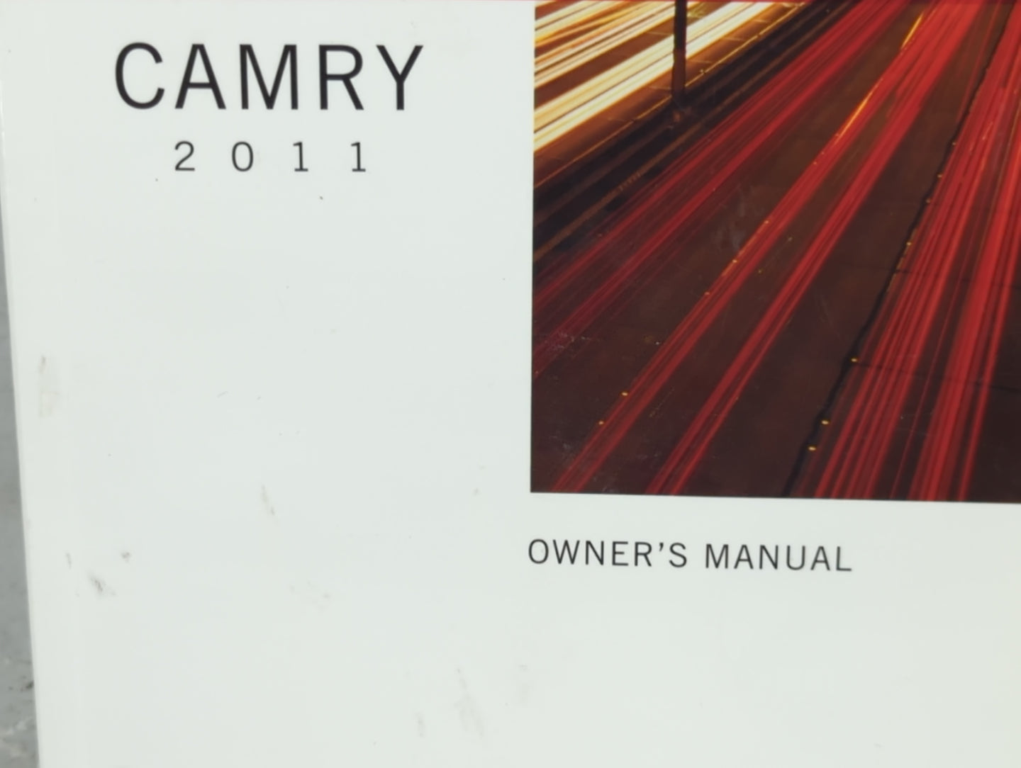 2011 Toyota Camry Owners Manual Book Guide P/N:OM33883U 01999-33883 OEM Used Auto Parts - Oemusedautoparts1.com