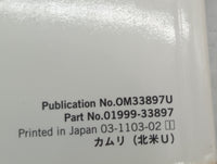 2011 Toyota Camry Owners Manual Book Guide P/N:OM33897U 01999-33897 OEM Used Auto Parts - Oemusedautoparts1.com