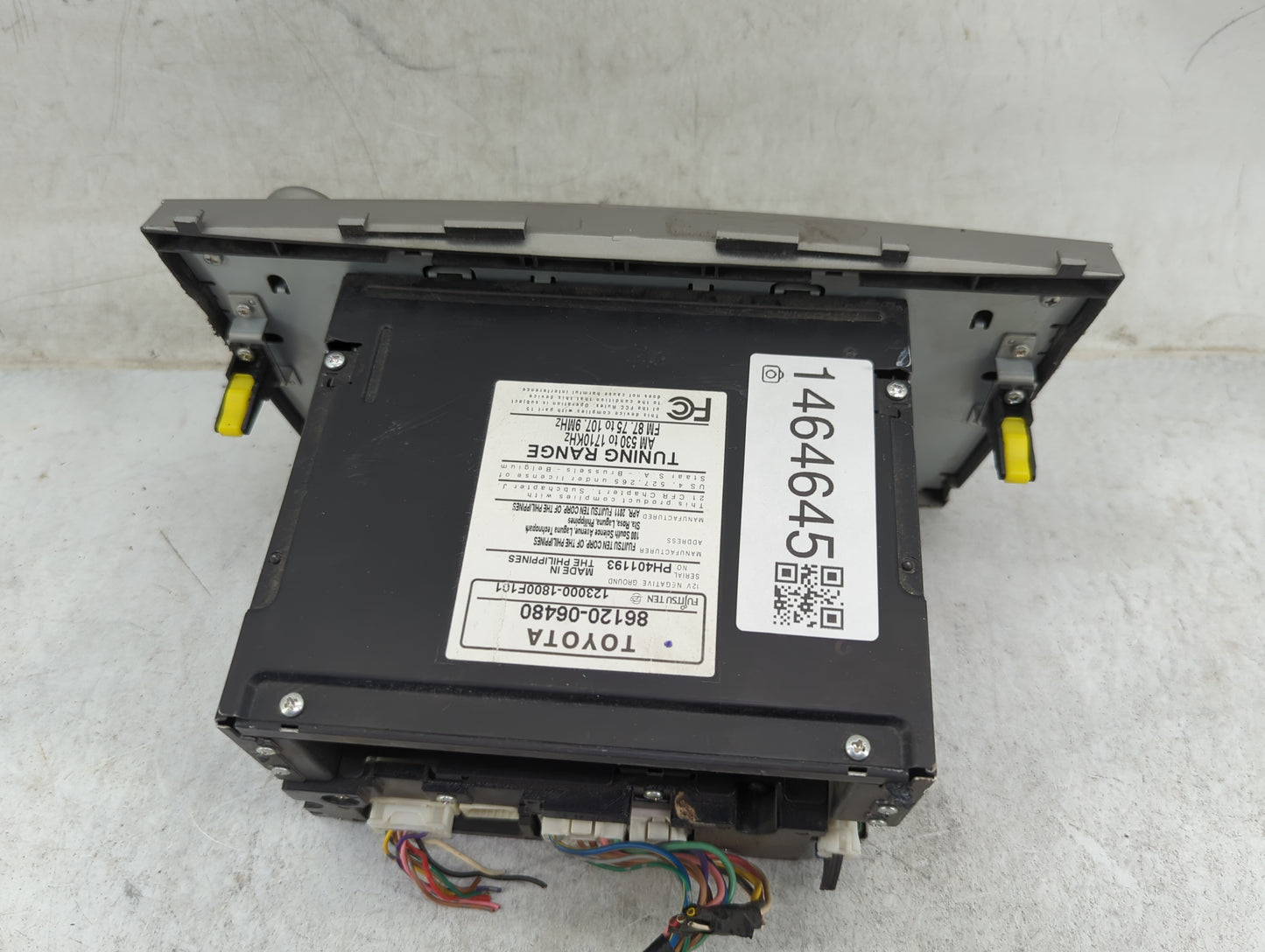 2010-2011 Toyota Camry Radio AM FM Cd Player Receiver Replacement P/N:86120-06480 123000-1800F101, PH401193 Fits Fits 2010 2