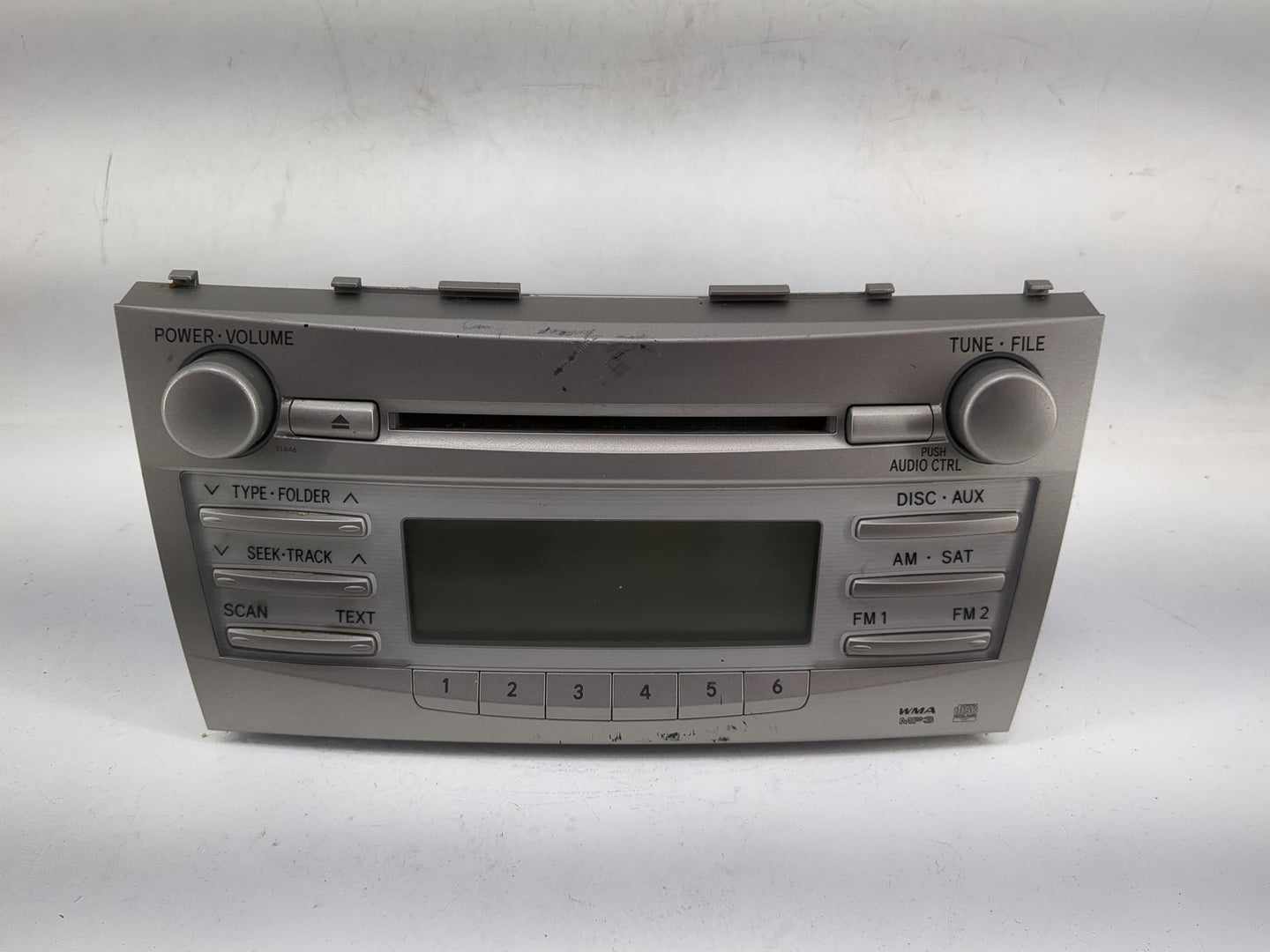 2010-2011 Toyota Camry Radio AM FM Cd Player Receiver Replacement P/N:86120-06480 123000-1800B101 Fits Fits 2010 2011 OEM Us
