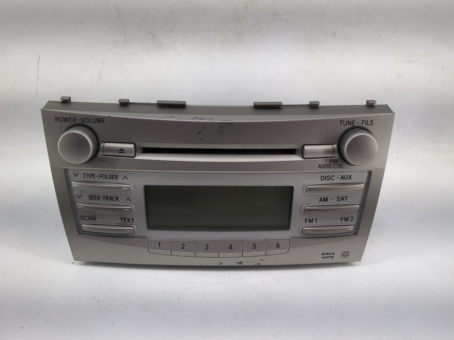 2010-2011 Toyota Camry Radio AM FM Cd Player Receiver Replacement P/N:86120-06480 123000-1800B101 Fits Fits 2010 2011 OEM Us