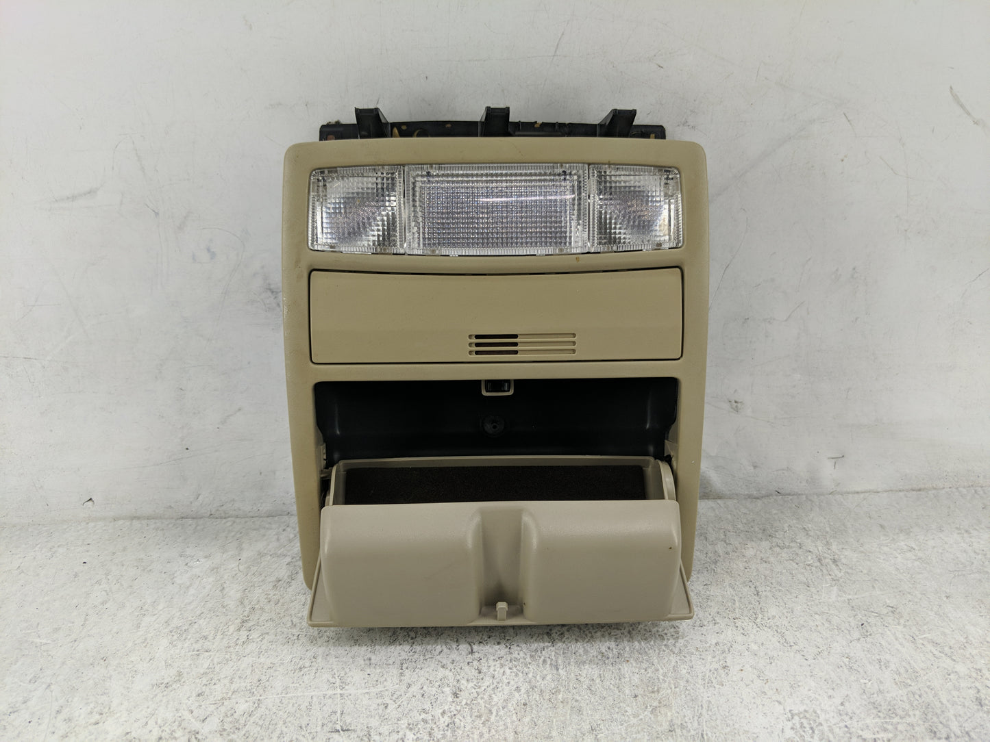 2011 Toyota Camry Overhead Roof Console Tan - Oemusedautoparts1.com