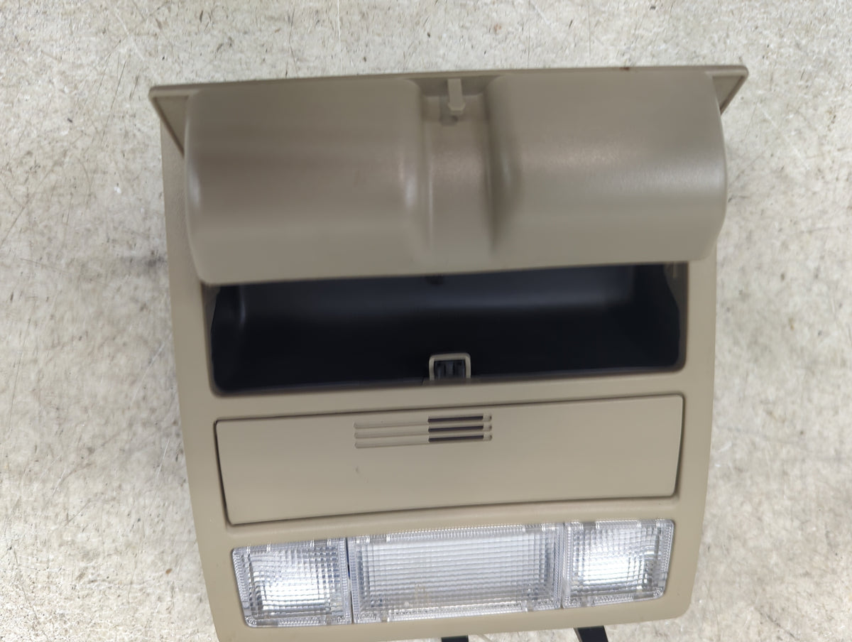 2011 Toyota Camry Overhead Roof Console Tan 1484157 - Oemusedautoparts1.com