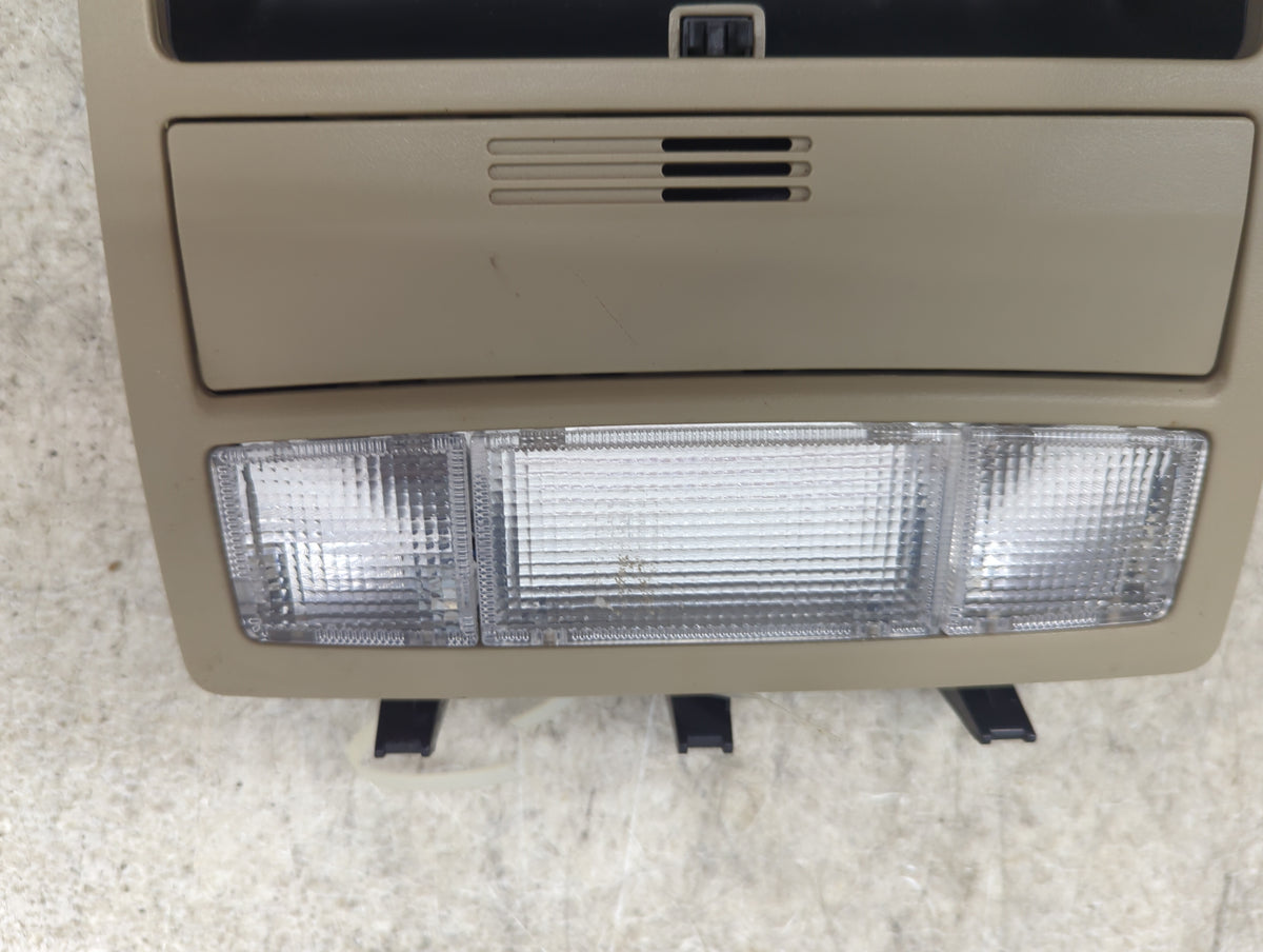 2011 Toyota Camry Overhead Roof Console Tan 1484157 - Oemusedautoparts1.com