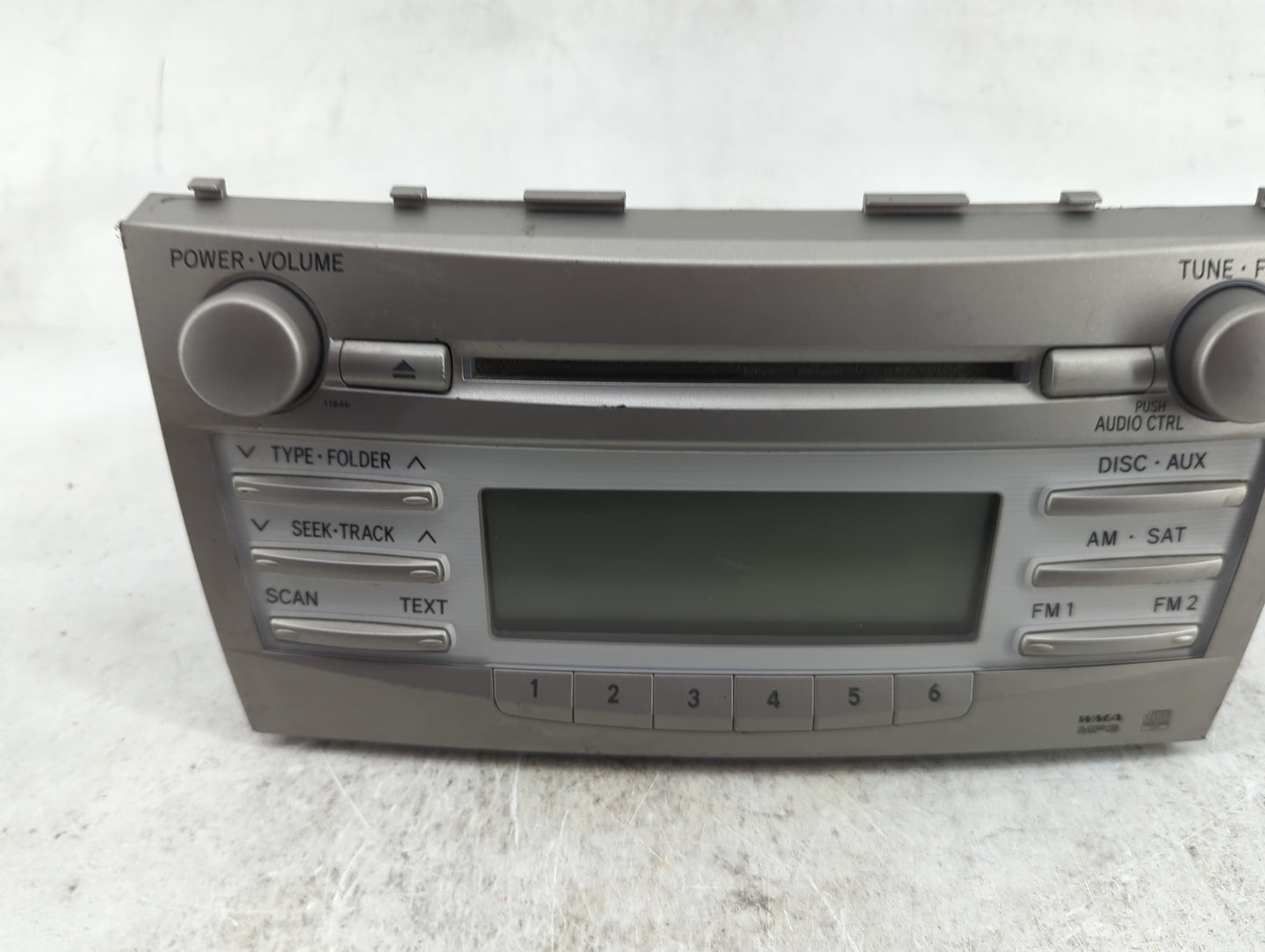 2010-2011 Toyota Camry Radio AM FM Cd Player Receiver Replacement P/N:121862-196 05A110038C6CF Fits Fits 2010 2011 OEM Used 