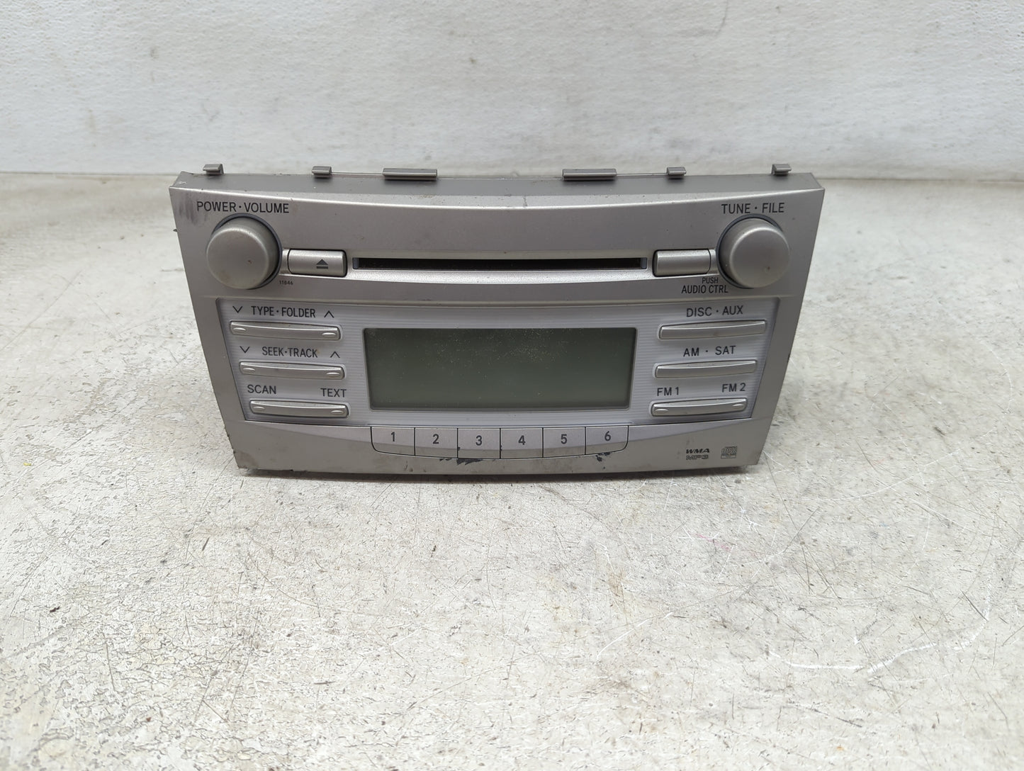 2010-2011 Toyota Camry Radio AM FM Cd Player Receiver Replacement P/N:86120-06480 123000-1800C101 Fits Fits 2010 2011 OEM Us