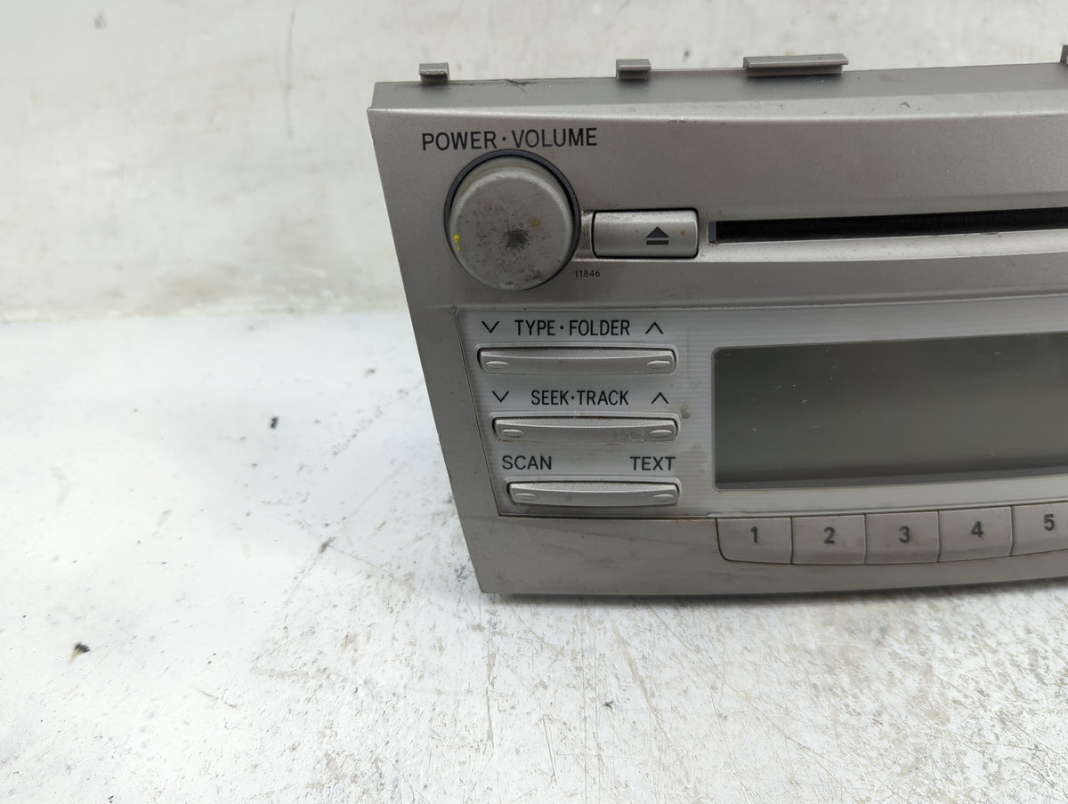 2010-2011 Toyota Camry Radio AM FM Cd Player Receiver Replacement P/N:86120-06480 123000-18000101 Fits Fits 2010 2011 OEM Us
